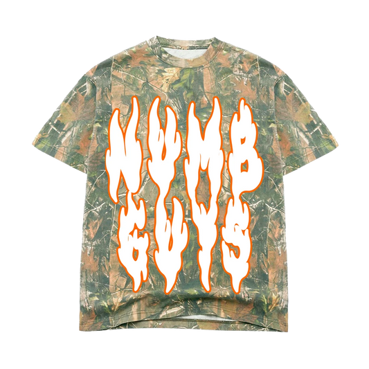 Flames (White/Orange) Shirt